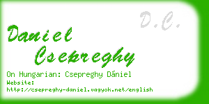 daniel csepreghy business card